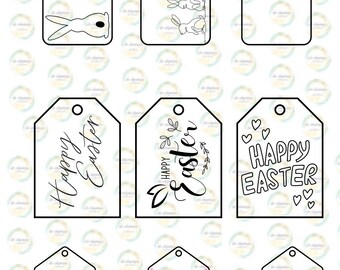 Easter gift tags Easter gifts