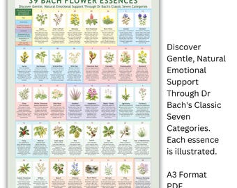 バッチフラワーレメディチャート • BFRエッセンスガイド • レスキュー