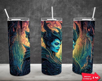 Villains Character  20 oz Skinny Tumbler Sublimation Design, Cartoon Movies Straight And Tapered Tumbler Wrap, Instant Digital Download PNG