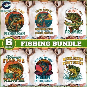Paquete de imágenes PNG de pesca, diseño de camiseta de pesca, frases divertidas de pesca, imágenes PNG de pez, imágenes PNG de pescador, regalo para amantes de la pesca, uso comercial, archivo digital