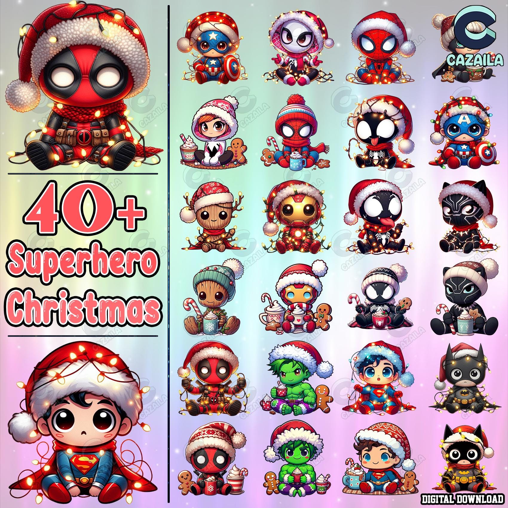 Superhero Christmas - Etsy superhero-christmas-etsy