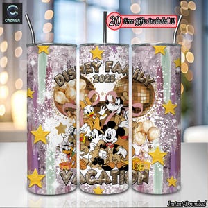 Cartoon Friends Png, 20oz Skinny Tumbler Sublimation Designs Png, Happy New Year 2025, Family Vacation 2025, Trendy 2025 Png, Digital File