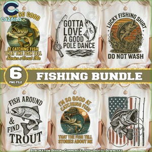 Fishing Png Bundle, Fishing Shirt Design Png, Funny Fishing Quotes Png, Lucky Fishing Png, Fishing Lover Gift, Commercial Use, Digital File
