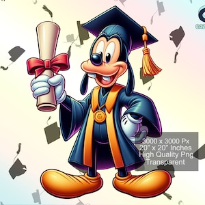 Characters Movies Graduation With Sublimation Design Png, Graduation Shirt Png, Graduation Cartoon Png, Cute Cartoon Png, Digital Download