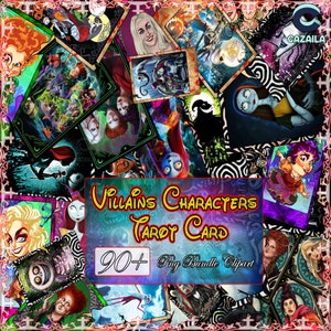 91 Designs Halloween Villain Png Bundle, Tarot Card Png Bundle, Halloween Tarot Card Png, Horror Halloween Png, Png Fomat, Digital Download