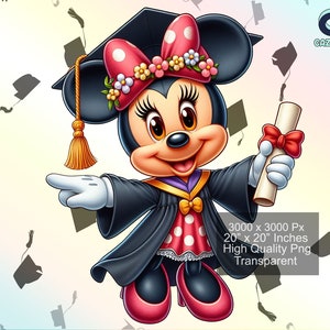 Characters Movies Graduation With Sublimation Design Png, Graduation Shirt Png, Graduation Mouse Png, Cute Mouse Png, Digital Download
