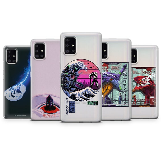 Evangelion anime Phone Case anime phone case Cover for iPhone 14, 13 12 11 Pro, XR, Samsung A13, S22, S21 FE, A40, A72, A52, Pixel 6a