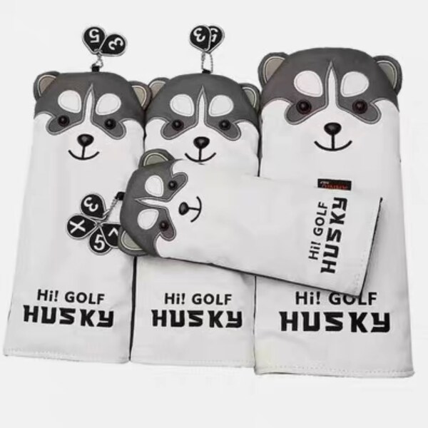 Golf Club Covers Husky Etsy