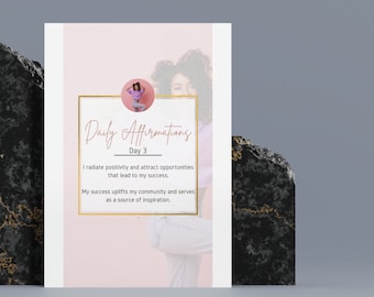 Affirmation Cards, Printable Affirmations Affirmation Deck, Motivational Cards, Manifestation Cards, Positive Monthly Affirmation, Positive