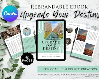 Done For You Upgrade Your Destiny Brandable Coaching Program,Workbook,Ebook | Content for Life Coaches, Visualization,Goal,Meditation Coach