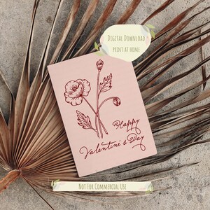 Afdrukbare Valentijnsdagkaart - thuis afdrukken! Druk je genegenheid uit met deze Celebration Love-kaart. Directe download. Downloadbare kaart