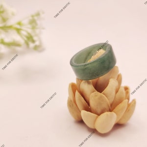 Natural Jade Ring, Green Jade Ring, 92.5% Silver Ring, Jade Ring, Silver Ring With Jade, Solid Sterling Silver Ring, (All sizes available)