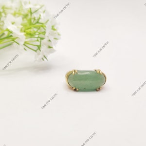 Natural Jade Ring, Green Jade Ring, 92.5% Silver Ring, Jade Ring, Silver Ring With Jade, Solid Sterling Silver Ring, (All sizes available)