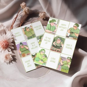 Tarjetas únicas para el Día de la Madre. Hechas a mano, divertidas, ingeniosas y sentimentales. Regalo perfecto para la mejor mamá del mundo. Hechas especialmente con amor para mamá.