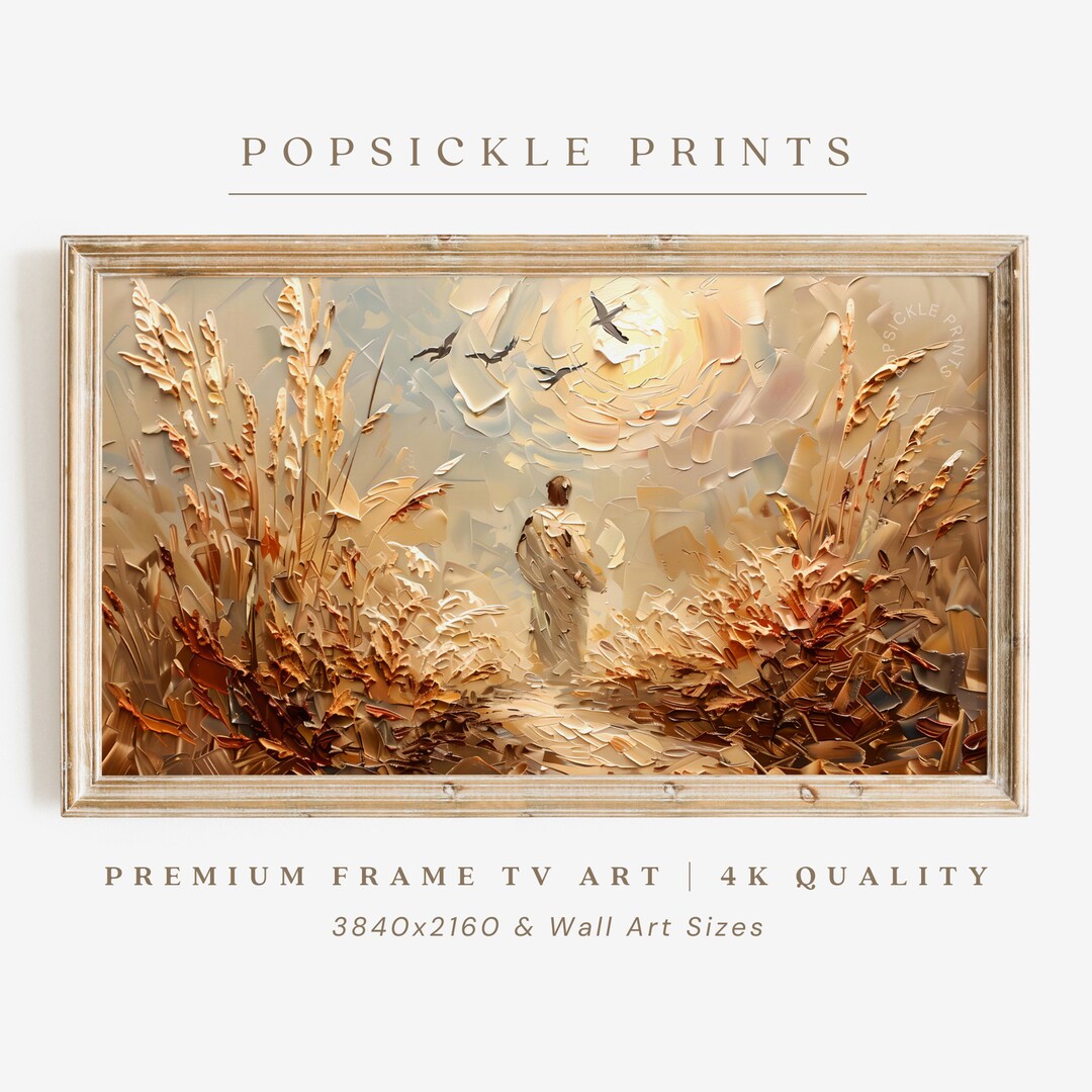 Parable of the Sower Christian Frame TV Art | Jesus Wall Art, Religious ...