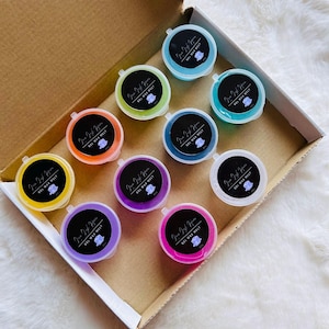 Stark duftende Gel Wachs Melts: 10x 1oz Mustertöpfchen