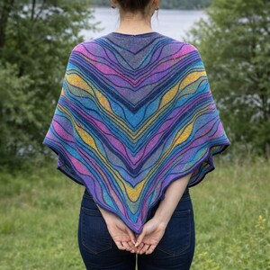 Knit shawl wrap,papillon butterfly shaw,knit patchwork shawl,knit art shawl,knit wedding shawl,knit triangle shawl,gift for her,red shawl