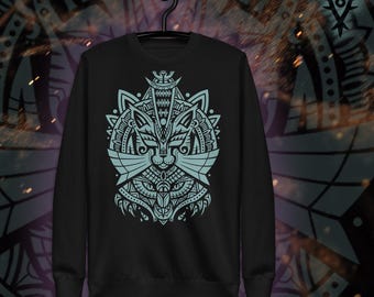 Bastet Sweatshirt – Ägyptische Katzengöttin Design
