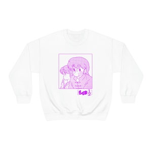 Ranma 1/2- Ranma & Akane Unisex Blend Crewneck Sweatshirt