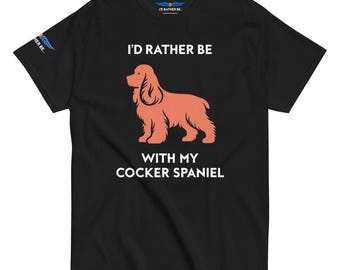 Cocker Spaniel T-Shirt – Funny Dog Lover Gift, Premium Cotton