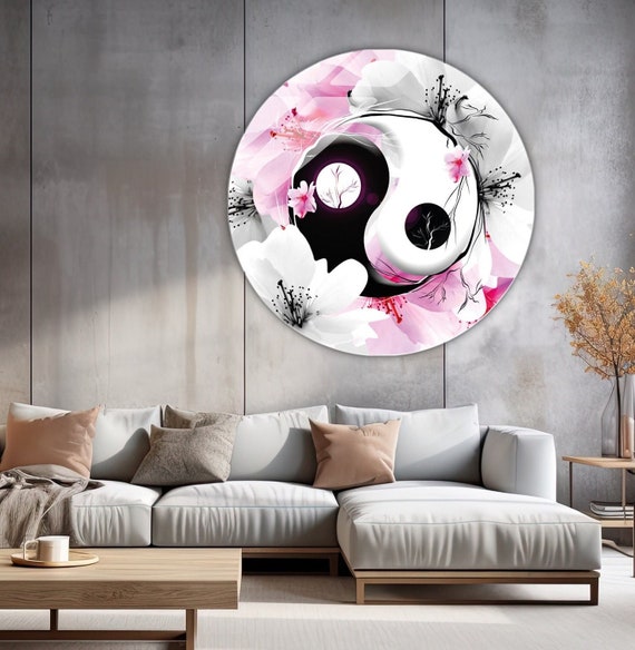 Équilibre Floral – Plexiglas Contemporain