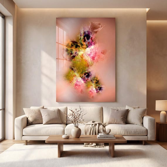 Composition Florale — Plexiglas Contemporain