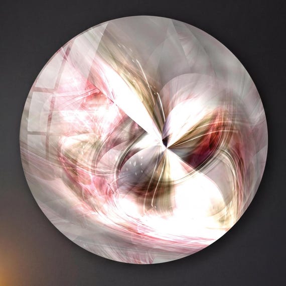 Œuvre Abstraite Contemporaine sur Plexiglas