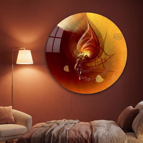 Feuille d’Or – Plexiglas Contemporain