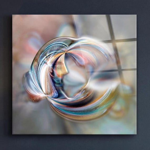 Vortex de Lumière Cristalline – Plexiglas