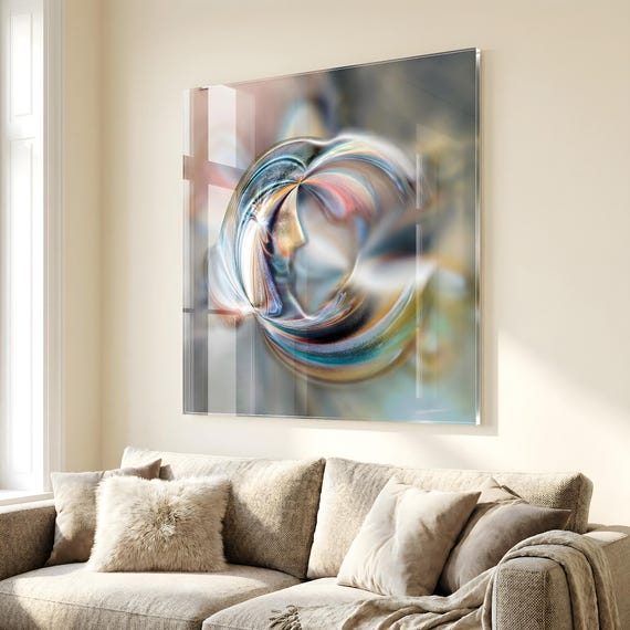 Vortex de Lumière Cristalline – Plexiglas