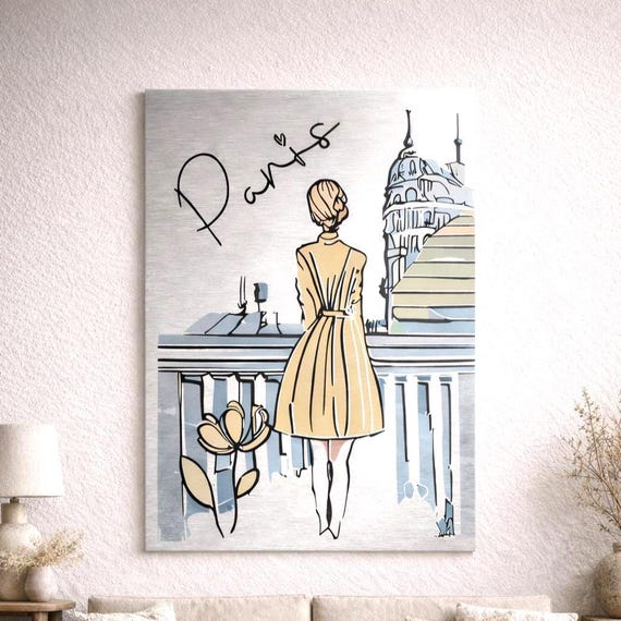 Rêverie parisienne – aluminium brossé