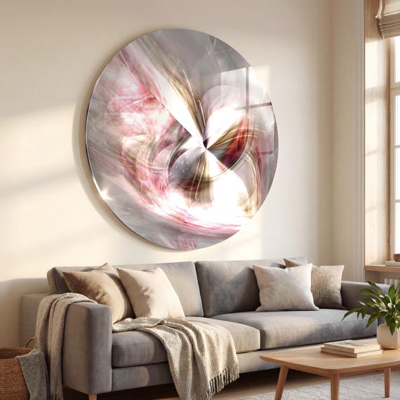 Œuvre Abstraite Contemporaine sur Plexiglas