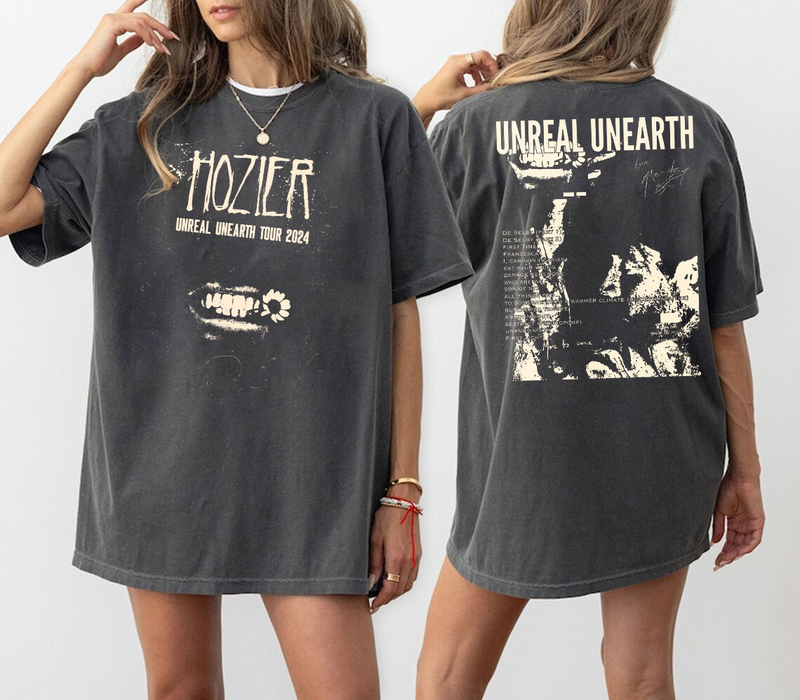 Hozier unreal unearth 2side , Hozier unreal unearth tour 2024 sold by