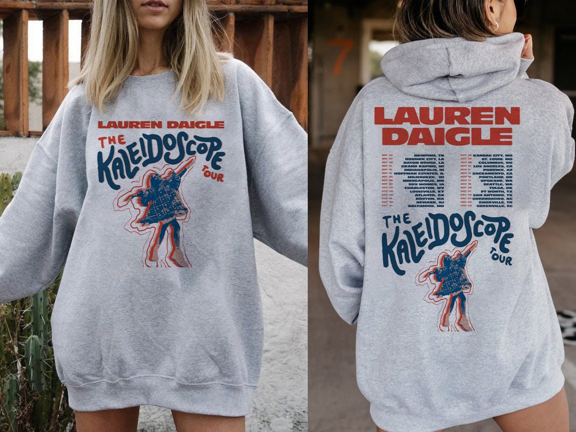 The Kaleidoscope Tour 2023 Shirt, Lauren Graphic Daigle Tour Shirt