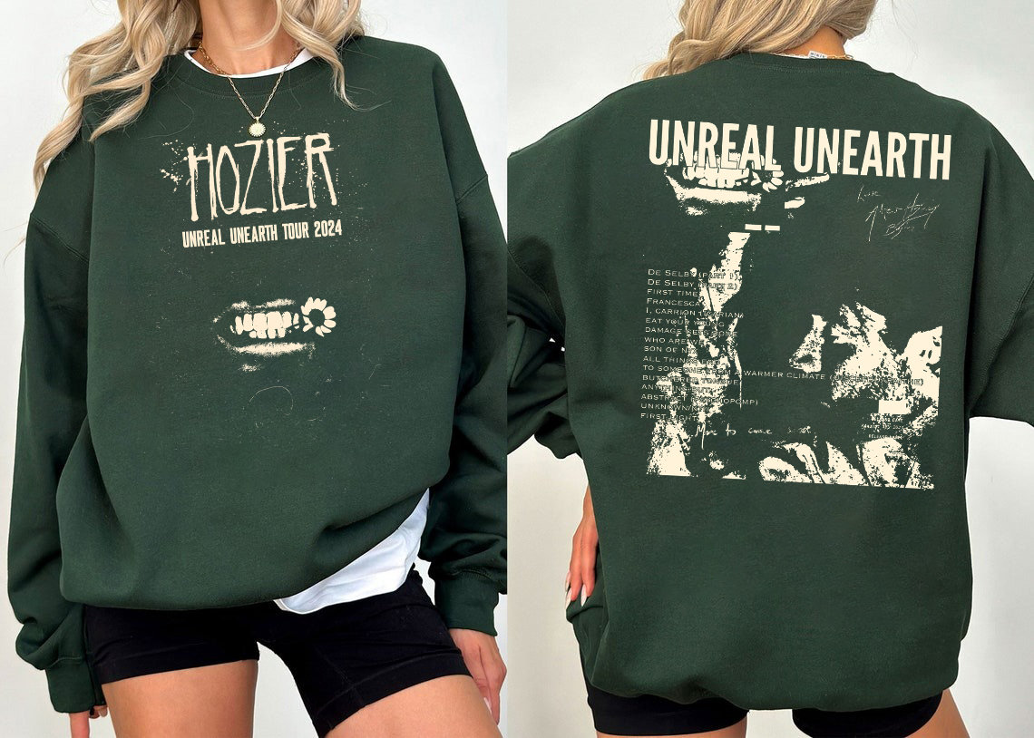 Hozier unreal unearth 2side , Hozier unreal unearth tour 2024