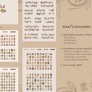Magazine Cutout Letter Digital Stickers: Scrapbooking, Journaling, Collage, Ransom Note (PNG, Pre-Cropped GoodNotes) image 3