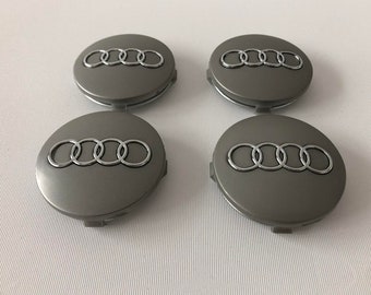 4x coprimozzo centrale ruota Ø60/56 mm Audi Logo S S-Line Chrome GR -   Italia