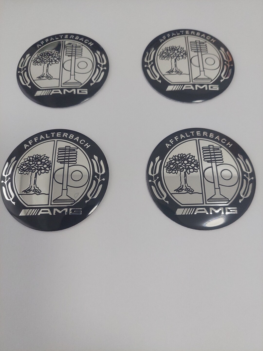 4 Pcs Set Wheel Center Hub Caps Stickers for Mercedes Amg Etsy