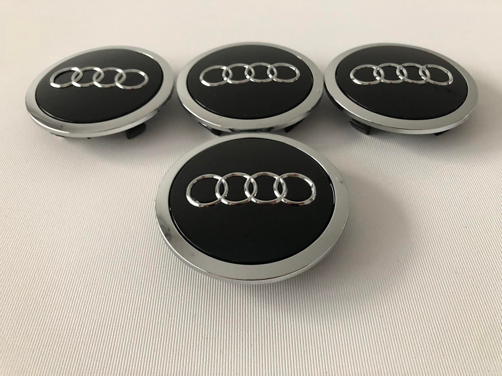4 Pcs set Audi Wheel Center Hub Caps 69mm 2.72 Inch Black Etsy