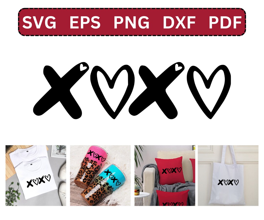 XOXO SVG, Valentine's Day Shirts Svg, Love Svg, Cute Valentines Svg ...