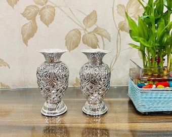 Jarrón Decorativo Verde Oscuro, Jarrón De Cerámica Para Sala De Estar, Mesa De Comedor, Mesa De Café, Jarrón Decorativo, Sala De Té, Hotel, Vestíbulo, Boda, Recepción, Adornos Decorativos (tamaño: 4.7