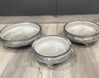 Handgemaakte Duits zilveren urlikom: traditioneel Indiaas decor