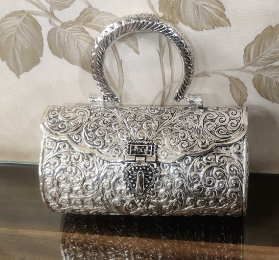 Women Party Clutch Purse Evening Silver Crystal Stone Ethnic Clutch Bag  Ladies Box Clutches Wallet for Wedding - China Women Bag and Rhinestone Bag  price | Made-in-China.com