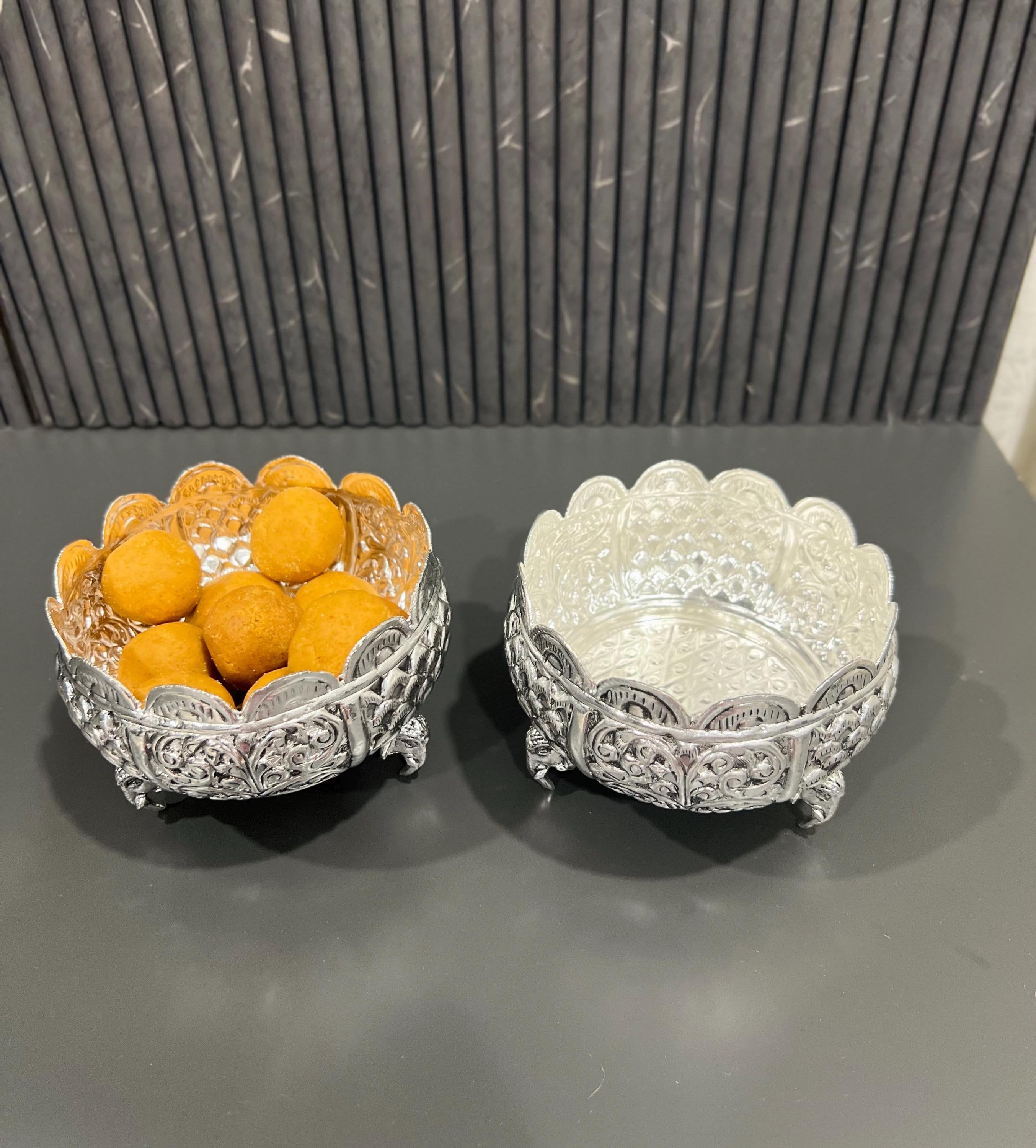 Silver Pooja Basket