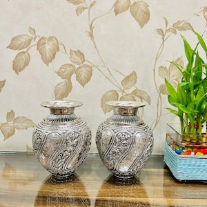 German Silver Flower Vase, Decorative Vase, Vintage Decoration Flower Vase, Antique Flower Vase, Home Decor, Tabletop Decor, Silver Vase