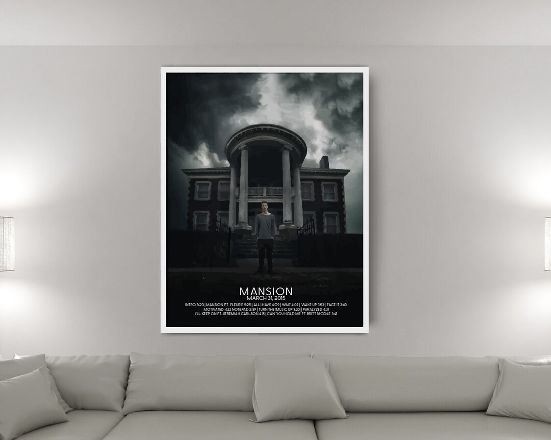 NF Mansion Album Poster NF Art Gift for Music Lovers NF - Etsy