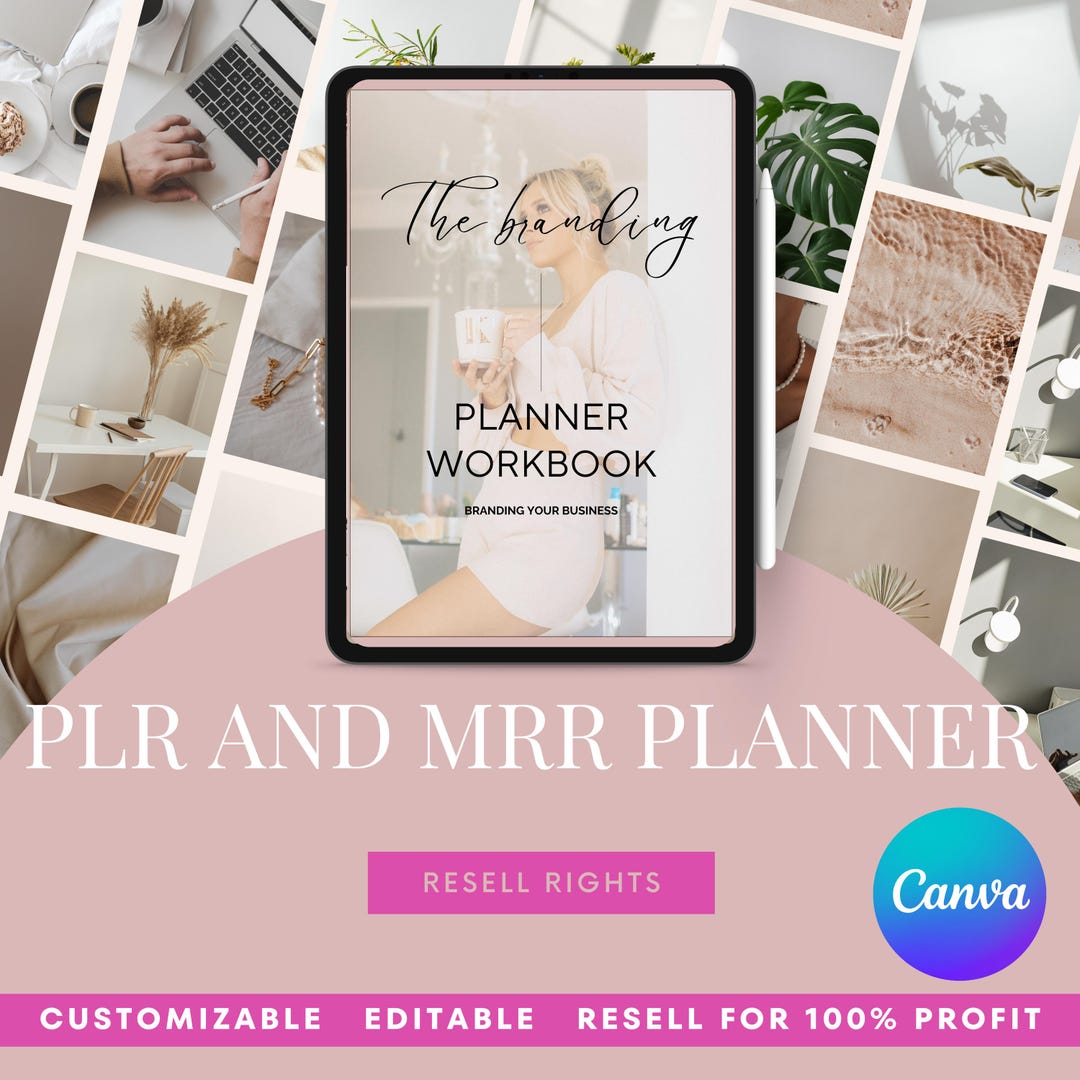 Branding Planner|plr Planner With Master Resell Rights MRR, PLR Digital ...