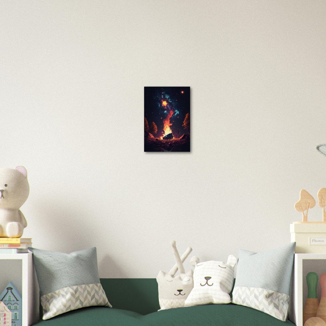 Cosmic Flame Wall Art Museum-quality Poster - Etsy