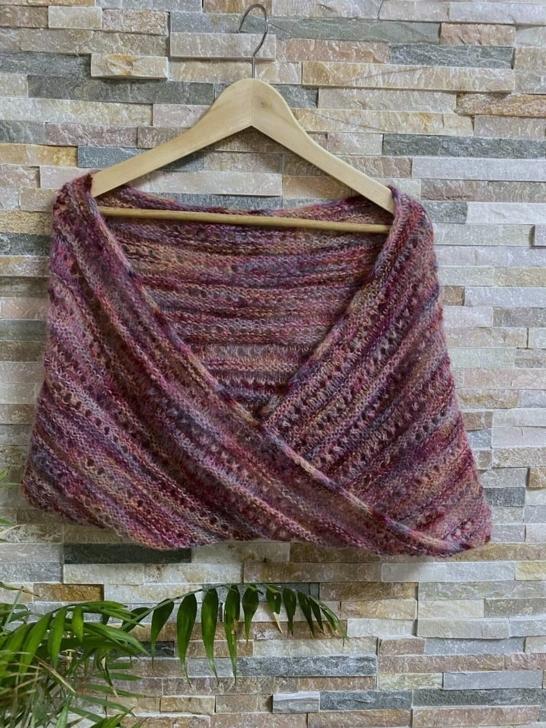 knitting a shawl on circular needles