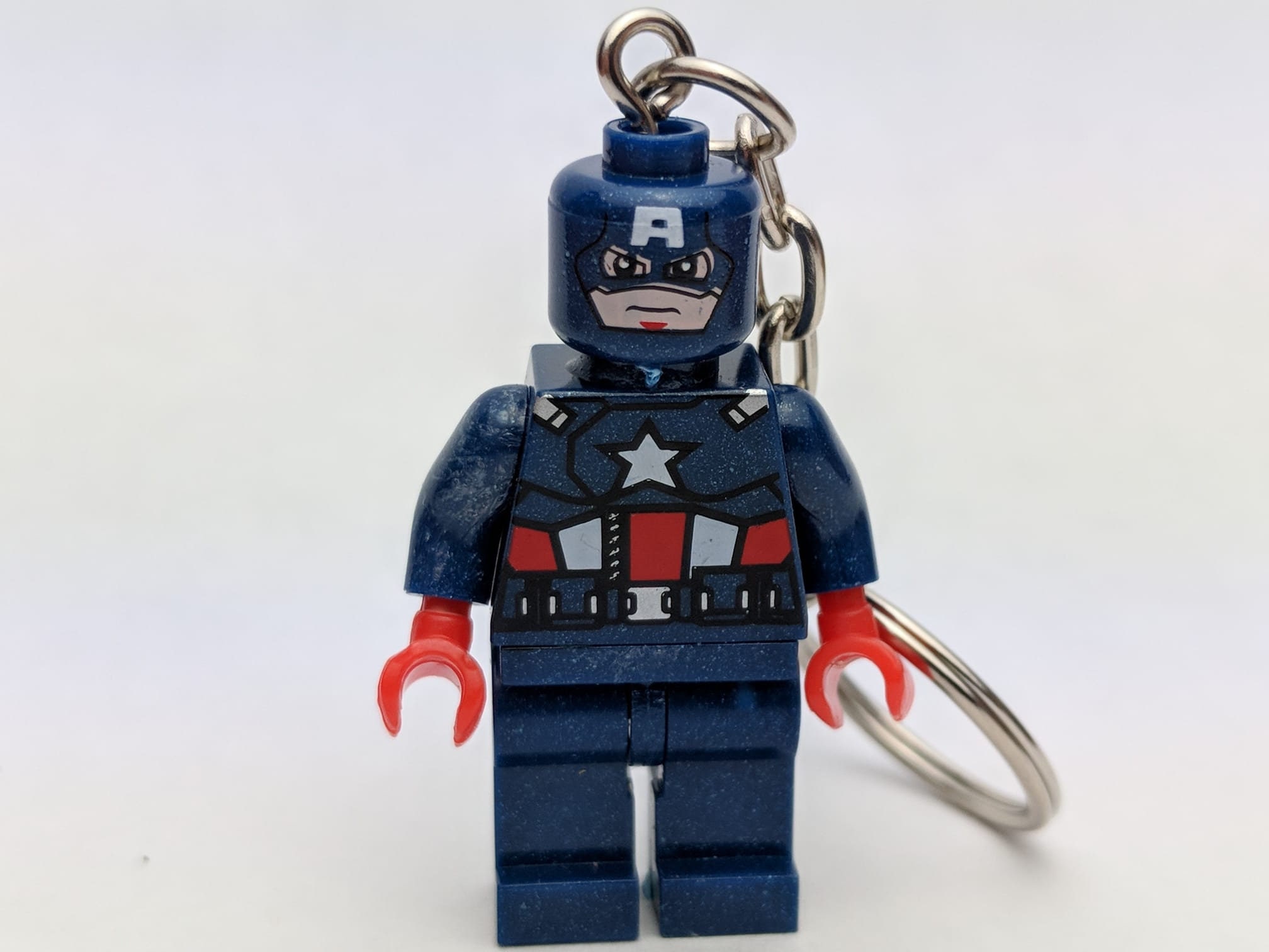 Captain america lego keyring sale
